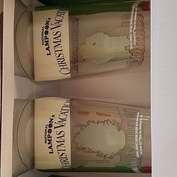 NIB. National Lampoon's Christmas Vacation Glass & Ice Cube Tray Combo - Picture 4 of 6